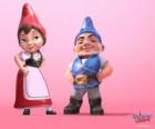 Gnomeo and Juliet, the protagonists of a film based on Shakespeare's Romeo and Juliet