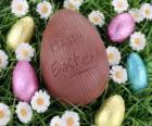 Easter egg on grass