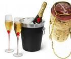Champagne is a type of sparkling wine produced by the method champenoise in the Champagne region, France.