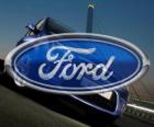 Ford logo. USA car brand