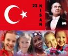 The National Sovereignty and Children's Day is hold in Turkey every 23th april