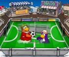 Club Penguin: The football game in the Club Penguin