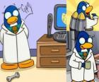 Gary the local inventor of Club Penguin