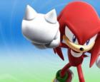 Knuckles the Echidna, rival and friend of Sonic