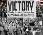 Commemorating the Allied victory over Nazism and the end of World War II. Victory Day, May 8, 1945