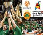 Panathinaikos, PAO, champion of the 2011 Euroleague Basketball