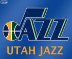Logo Utah Jazz, NBA team. Northwest Division, Western Conference
