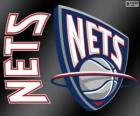 Logo New Jersey Nets, NBA team. Atlantic Division, Eastern Conference