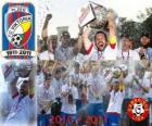 FC Viktoria Plzen, champion of the Czech league soccer, Gambrinus Liga 2010-2011