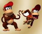 The chimpanzee Diddy Kong, character in the video game Donkey Kong