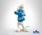 Grouchy Smurf is the antisocial, grumpy people of the Smurfs - The Smurfs Movie -