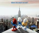 The group of Smurfs, wonder where the Smurf are we. - The Smurfs Movie -