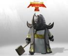 Master Thundering Rhino is the most venerated of all the masters of Kung Fu Council
