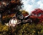 Zuniceratops was about 3 to 3.5 meters long (10 a 11 ft) and 1 meter (3 ft) high.