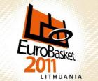 Logo EuroBasket 2011 Lithuania. Basketball European Championship 2011. Fiba Europe