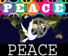 International Day of Peace. World Peace Day. September 21 is dedicated to peace and the absence of war