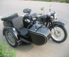 Sidecar a three-wheeled vehicle