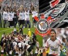 Corinthians, champion of the Brazilian football championship in 2011. Brasileirão 2011