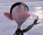 A Christmas elf from the movie Arthur Christmas