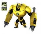 Armodrillo, robust alien like an armadillo robot from the planet Terraexcava. Ben 10 Ultimate Alien