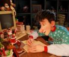 Arthur Christmas, responsible for answering letters from all the world's children