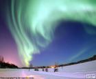 Polar Aurora, is a phenomenon in the form of brightness or luminance that occurs in the night sky, usually in polar areas