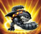 Skylander Terrafin, the boxing champion. Land Skylanders