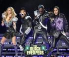 The Black Eyed Peas are an American hip pop group