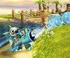 Skylander Gill Grunt, a creature that never lets escape its prey. Water Skylanders