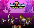 Frostee, latest evolution. Invizimals The Lost Tribes. Cheerful and optimistic penguin who wants to live new adventures