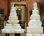 The impressive wedding cake
