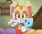 Cream the Rabbit with her Chao, Cheese
