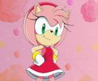 Amy Rose, the hedgehog female that claims to be the girlfriend of Sonic
