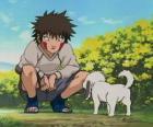 Kiba Inuzuka and his dog and best friend Akamaru are part of Team 8