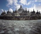 The Buddhist temple of Borobudur, is the largest in the world, Indonesia Buddhist monument