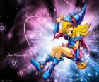 The dark magician girl is another form that Pegasus uses against Kaiba