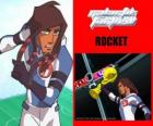Rocket is the captain of the football team Galactic Snow-Kids with number 5