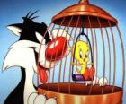 Sylvester and Tweety Bird