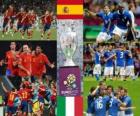 Spain vs Italy. Euro 2012 Final