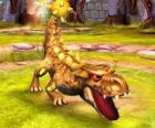 Skylander Bash, the formidable dinosaur. Earth Skylanders