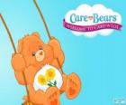 Friend Bear, the Care Bear which has two flowers over the belly