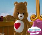 Tenderheart Bear, the little bear with a heart over the belly
