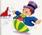 Mr. Wobbly, a funny little man with a round base that can not lie