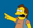 Nelson Muntz, occasionally friend of Bart and Lisa's ex-boyfriend.