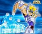 Cignus Hyoga or Swan Hyoga, the Bronze Saint of the Cygnus constellation. Saint Seiya, Knights of the Zodiac