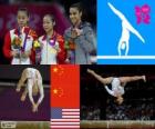 Artistic gymnastics balance beam LDN 12