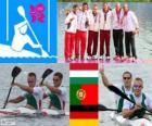 Men's canoe sprint K2 1000m London 2012