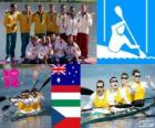 Canoe sprint K4 1000m London 2012