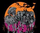 The Monster High on the night of Halloween