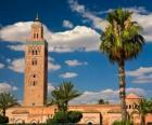 The Koutoubia Mosque or Kutubiyya Mosque, Marrakech, Morocco